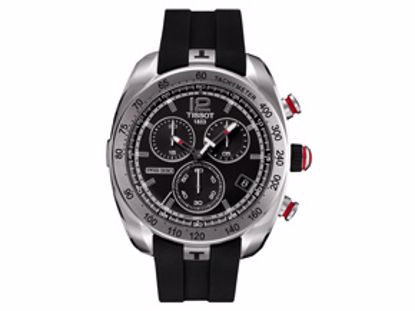 T0764171705700 PRS 330 Men's Black Chronograph Quartz Sport Watch