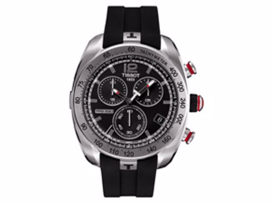 T0764171705700 PRS 330 Men's Black Chronograph Quartz Sport Watch