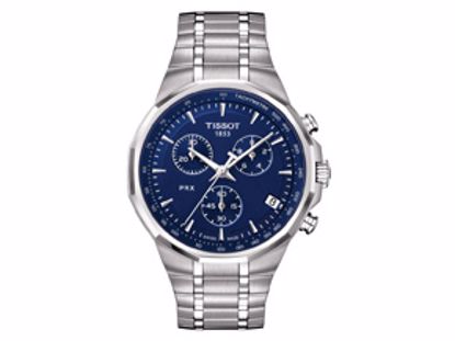 T0774171104100 PRX Men's Blue Chronograph Classic Watch