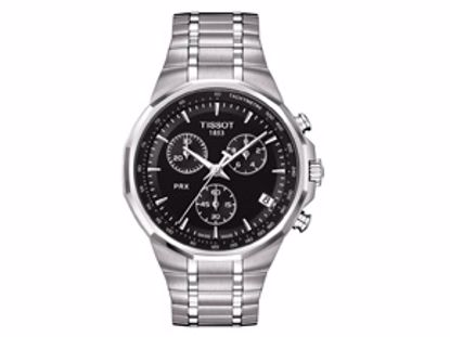 T0774171105100 PRX Men's Black Chronograph Classic Watch