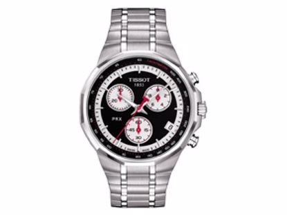 T0774171105101 PRX Men's Black Chronograph Classic Watch