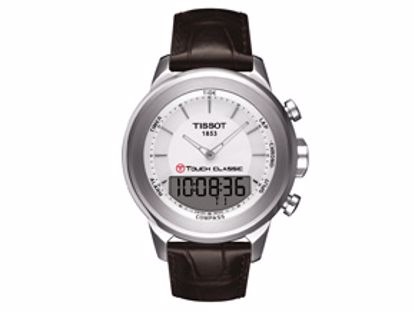 T0834201601100 T-Touch Classic Men's Silver Quartz Touch Watch