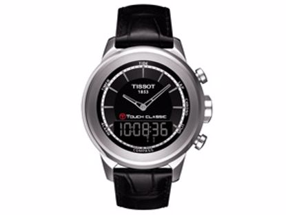 T0834201605100 T-Touch Classic Men's Black Quartz Touch Watch
