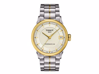 T0862072226100 Luxury Automatic Lady Two-tone Yellow Gold Ivory Watch