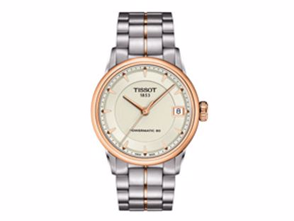 T0862072226101 Luxury Automatic Two-tone Ivory Lady Watch