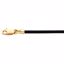 CH613:298811:P 14kt Yellow 1.5mm Black Leather 18" Cord