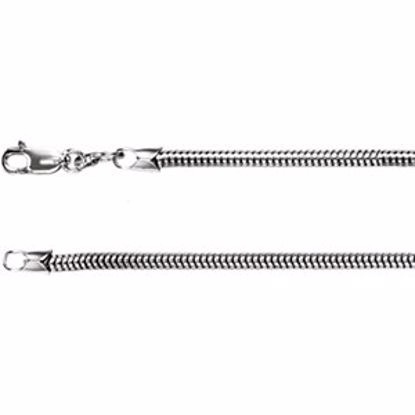 CH705:295639:P Sterling Silver 2.5mm Round Snake 18" Chain