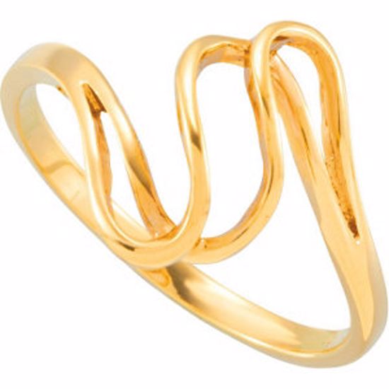 5234:11177:P 14kt Yellow Metal Fashion Ring