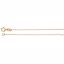 CH19:31979:P 14kt Yellow .75mm Solid Rope 18" Chain
