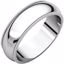 MG8:33028:P 14kt White 6mm Milgrain Band