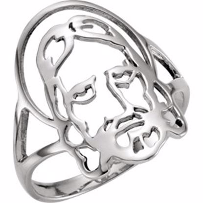 R16615:144175:P Face of Jesus Ring