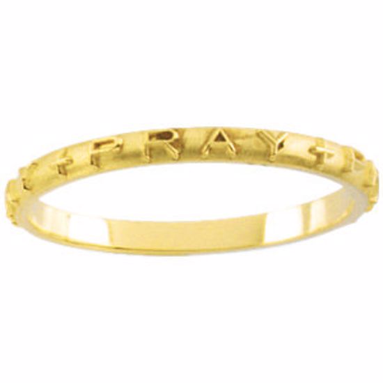 R16621:130136:P 10kt Yellow Size 11.00 Prayer Ring