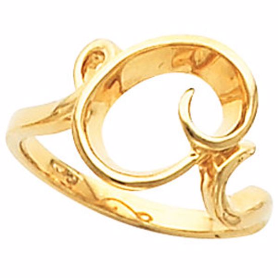 5805:122373:P 18kt Yellow Fashion Ring 