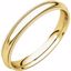 MGR11:127915:P 14kt Yellow 3mm Milgrain Comfort Fit Band