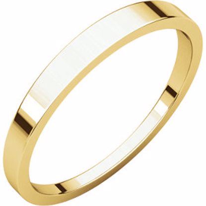 FT14:150232:P 10kt Yellow 2.5mm Flat Tapered Band