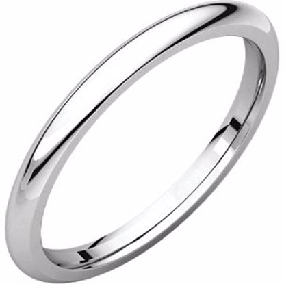 IR8:158266:P Platinum 2mm Comfort Fit Band