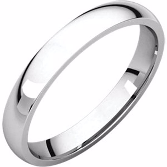 IRL7:158205:P Platinum 3mm Light Comfort Fit Band