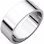 F8:183482:P 14kt White 7mm Flat Band