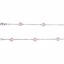 CH351:222875:P Sterling Silver Freshwater Cultured Pink Pearl 7" Bracelet