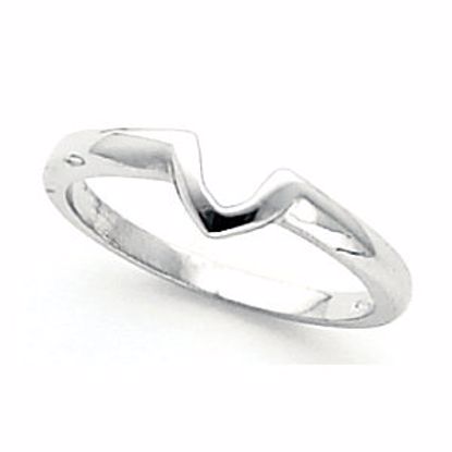 50109:213872:P 14kt White 1.25 CT Band for Solitaire Mounting