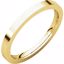 FIR9:224606:P 10kt Yellow 2mm Flat Comfort Fit Band