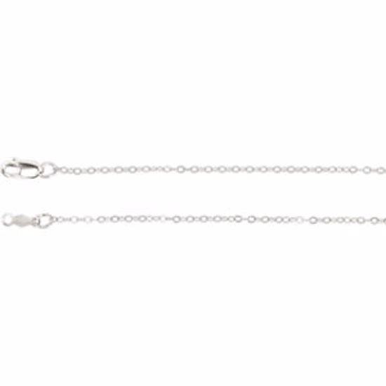 CH465:243987:P 14kt Yellow 1.2mm Cable 20" Chain