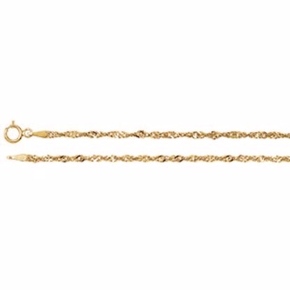 CH501:244852:P 14kt Yellow 2mm Singapore 18" Chain
