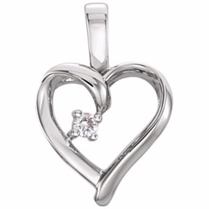 60734:251591:P Diamond Heart Pendant