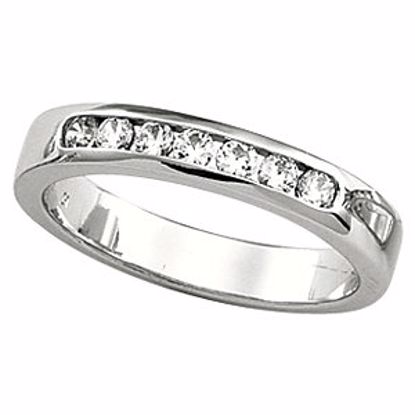 62219:271753:P Platinum 3/8 CTW Diamond Gents Matching Band