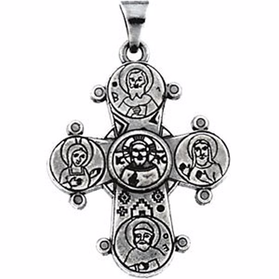 R16296:263805:P Sterling Silver Dagmar Cross Pendant without Packaging