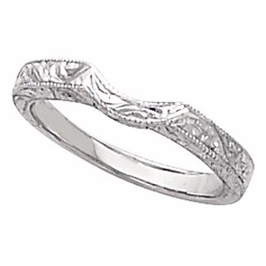 120718:284648:P Platinum Hand Engraved Band