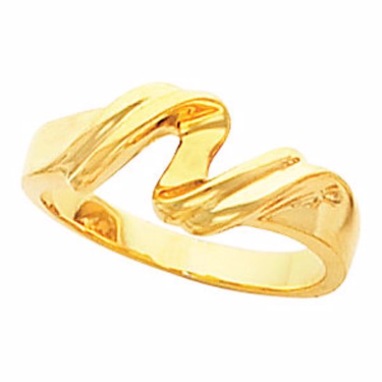 50294:276744:P 10kt Yellow Freeform Ring