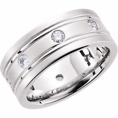 63346:290687:P 14kt White 1/2 CTW Diamond Band Size 7