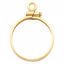 CF11:2826:P 14kt Yellow 14.2x.76mm Screw-Top Coin Frame Mounting
