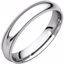 MGR9:43190:P 14kt White 4mm Milgrain Comfort Fit Band