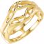 11036:51288:P 14kt Yellow Accented Ring Guard Mounting