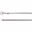 CH272:139524:P Sterling Silver 3.25mm Hollow Mesh 20" Chain
