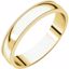 MGL12.5:138252:P 14kt Yellow 4mm Light Milgrain Band