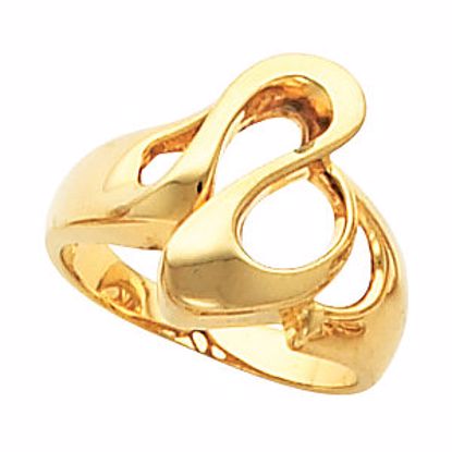 5891:123396:P 14kt Yellow Fashion Ring