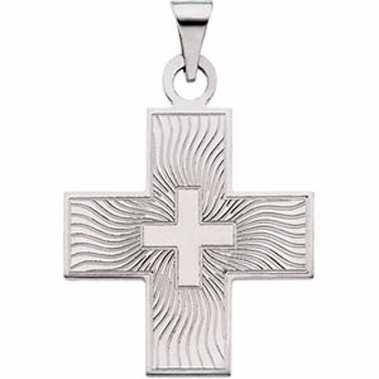 R41035:163234:P Greek Cross Pendant