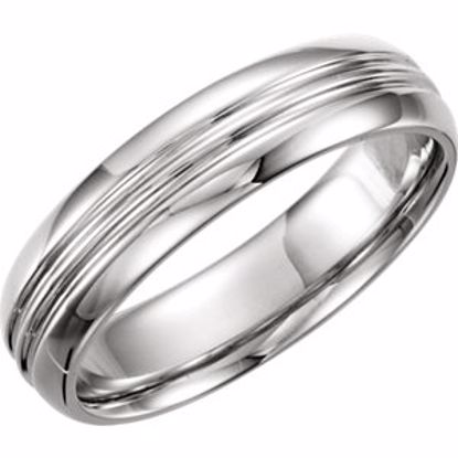 50100:193534:P Platinum 6mm Comfort-Fit Design Band Size 5
