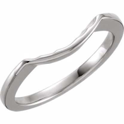 12649:205656:P Band for 4.1mm Round Engagement Ring