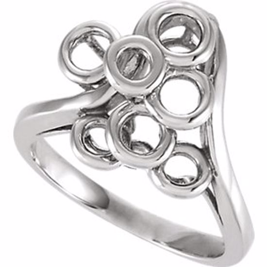 4142:226193:P Platinum Freeform Ring