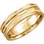 50187:235865:P 14kt Yellow 6mm Comfort Fit Band Size 9.5