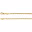 CH525:242079:P 14kt Yellow 2.5mm Diamond-Cut Cable 16" Chain
