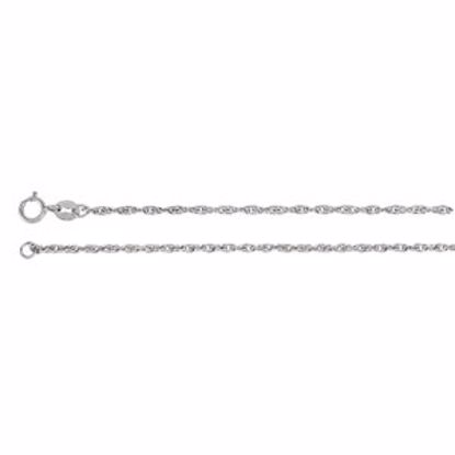 CH74:245000:P 14kt White 1.75mm Solid Rope 20" Chain
