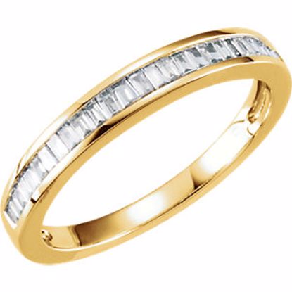 62182:262505:P 14kt Yellow 1/4 CTW Diamond Anniversary Band Size 7