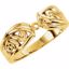 50290:275460:P 10kt Yellow Solitaire Engagement Ring Base