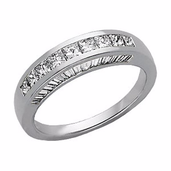 62265:274365:P 14kt White 1 1/3 CTW Diamond Anniversary Band