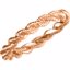 254:21803:P 14kt Yellow 3mm Twisted Rope Band Size 7